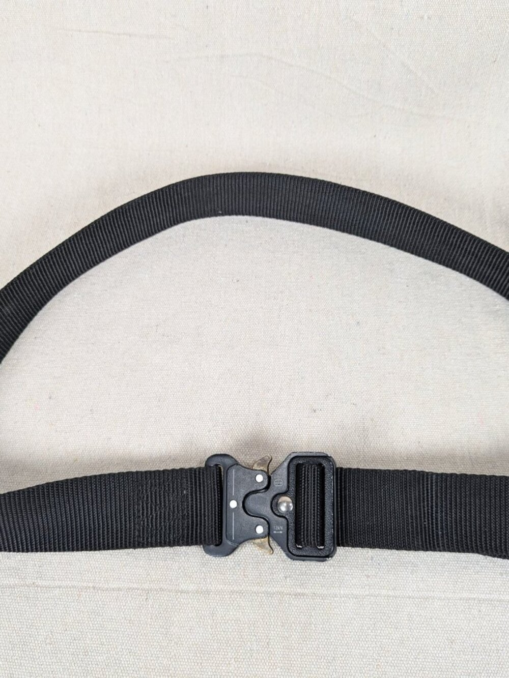 Tactical Nylon Web Belt with Black Quick-Release Buckle Adjustable 42 Inch Le...